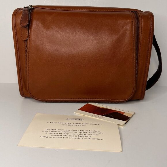 Coach Handbags - Vintage Coach Zip Travel Kit #5015